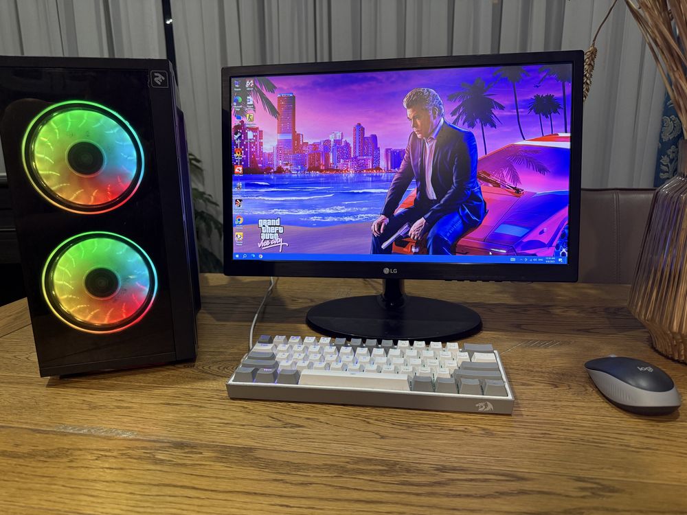Ігровий ПК/компʼютер RTX 3060ti i5-10400f ssd 512 16 ddr4