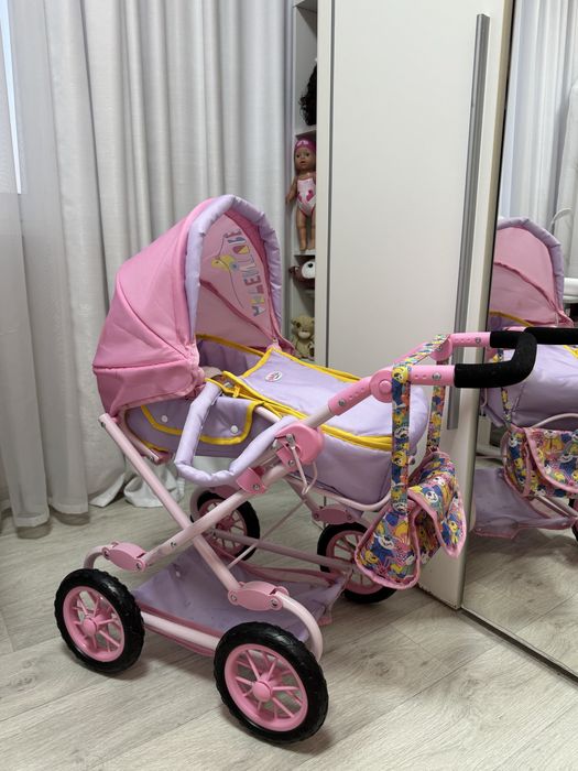 Коляска для ляльки Baby Born Делюкс S2  + Подарунок (маленька коляска)