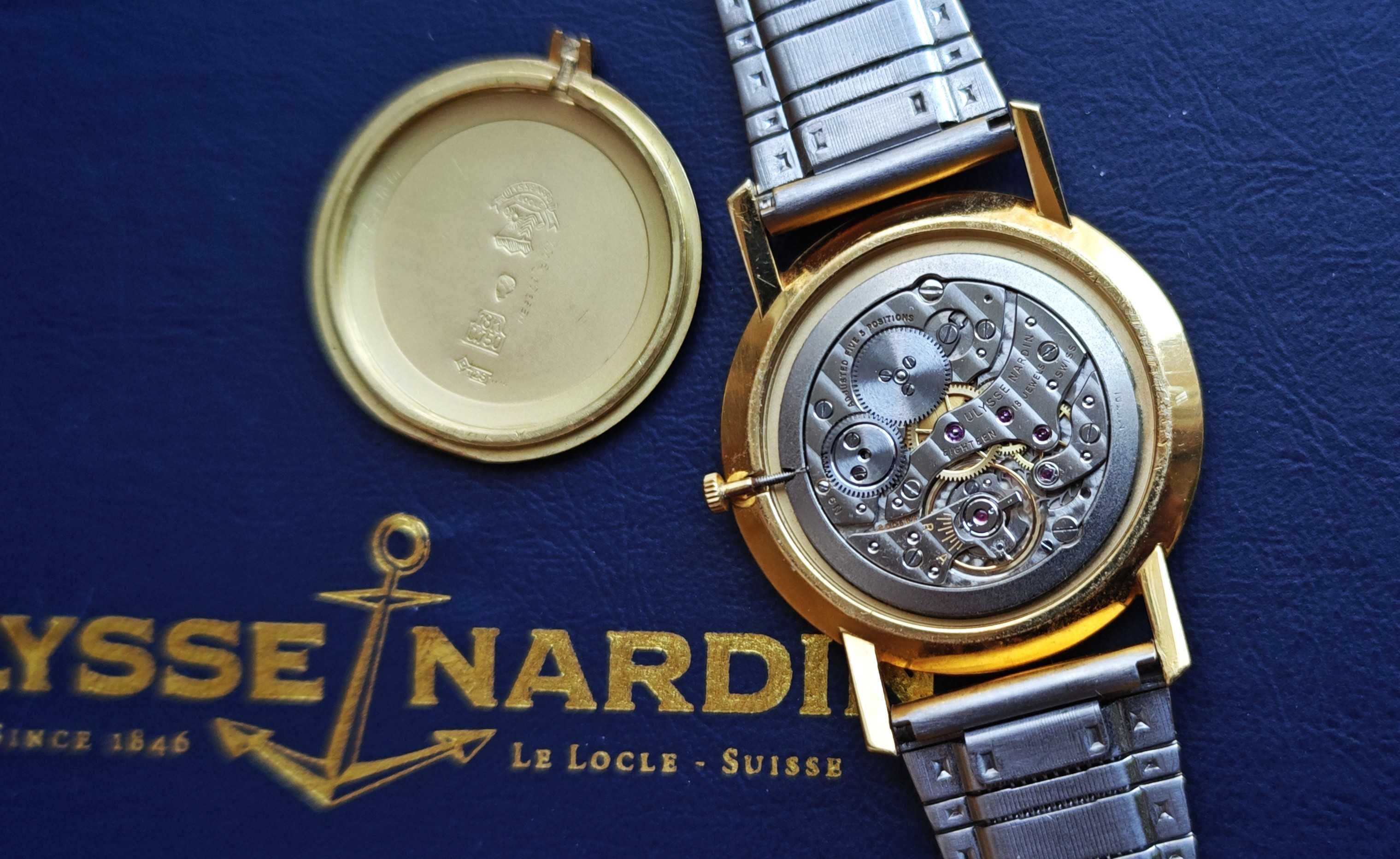 Złoty Zegarek Ulysse Nardin 18k 750 Disco Volante Patek Unikat