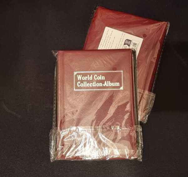 2 Albuma dla monet na 120 kieszeni