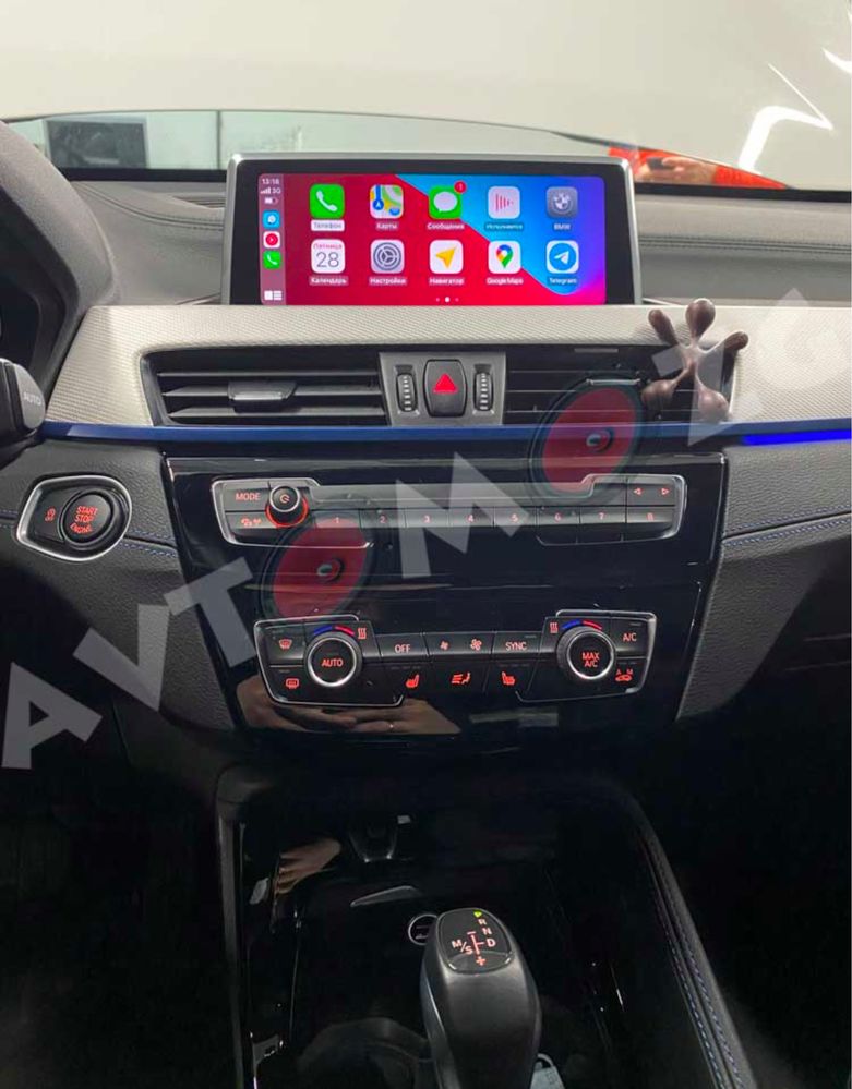 Установка CarPlay Android Auto BMW NBT CiC F15 F32 F30 F10 F25 F02 E70