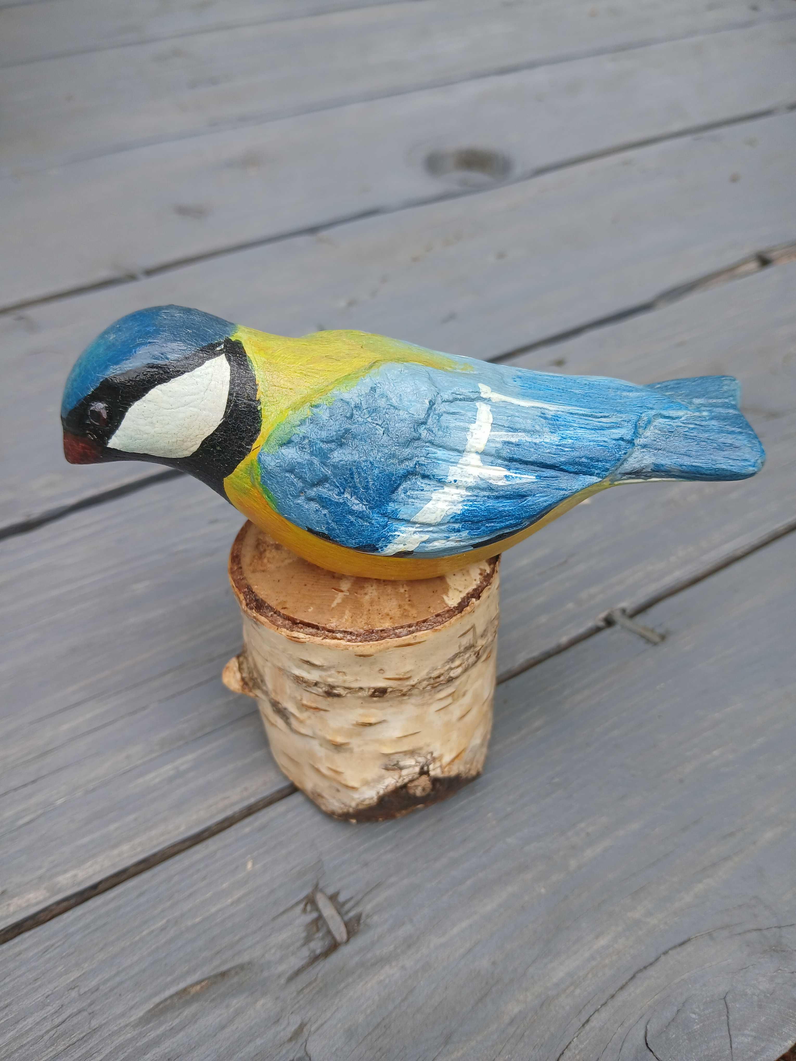 Figurka ptaszek na brzozie 10x10 cm