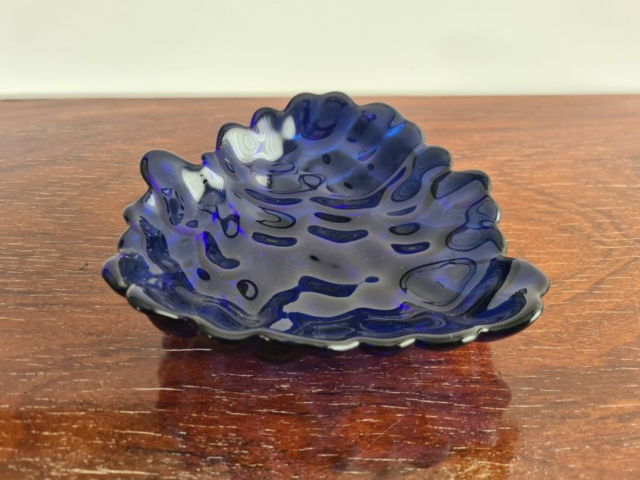 Taça vidro azul cobalto