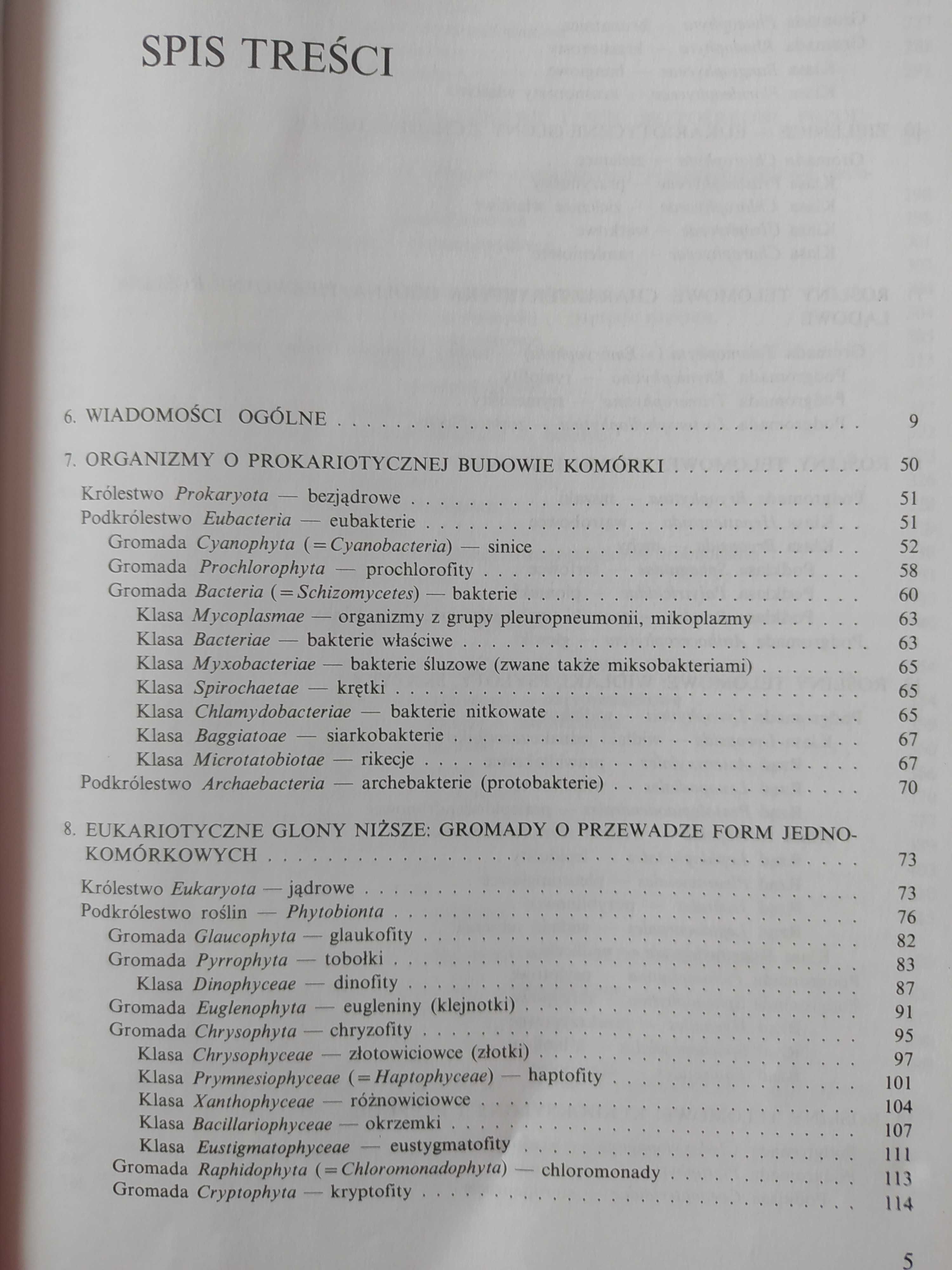 Botanika Systematyka i Morfologia, dwie części