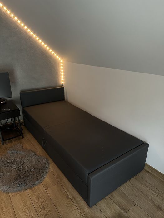 łóżko oteren ikea otwierane ze schowkiem