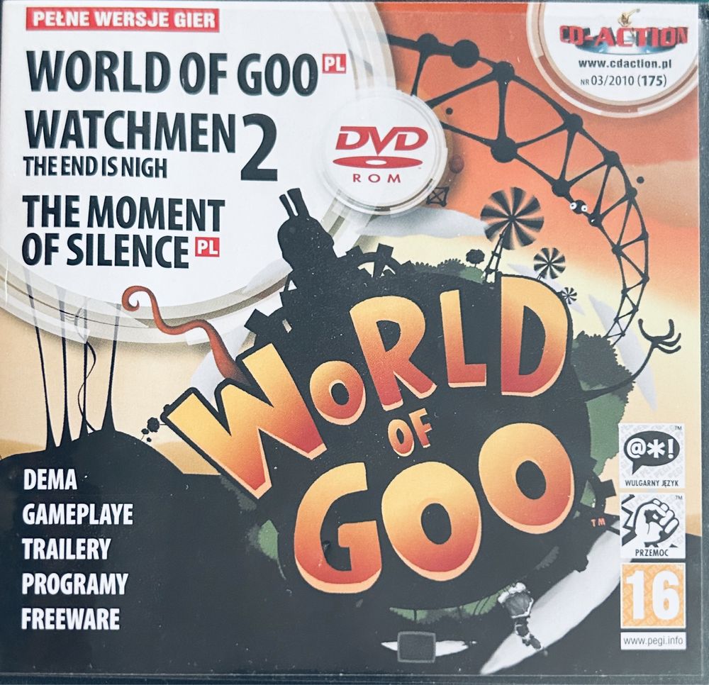 Gry CD-Action DVD nr 175: World Of Goo, Watchmen 2