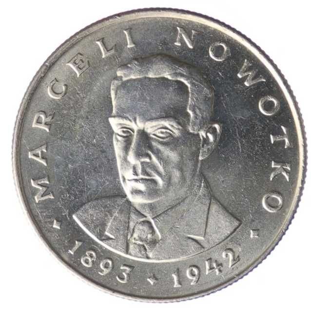 20 zł Marceli Nowotko 1975 moneta
