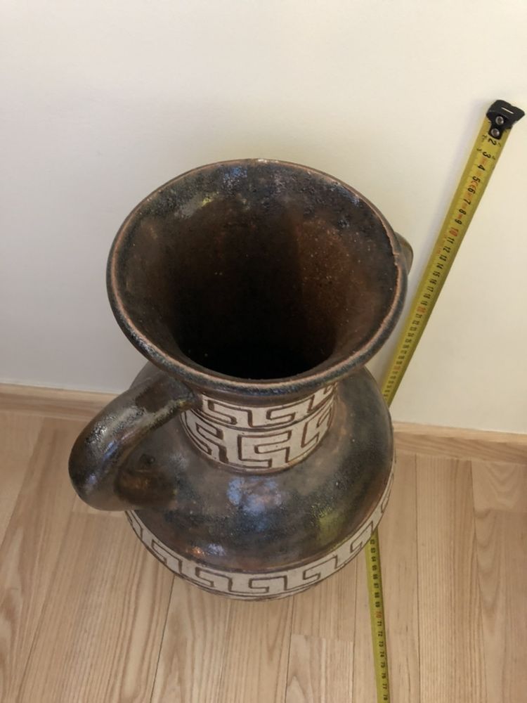 Dzban wazon ceramiczny duzy prl nowy