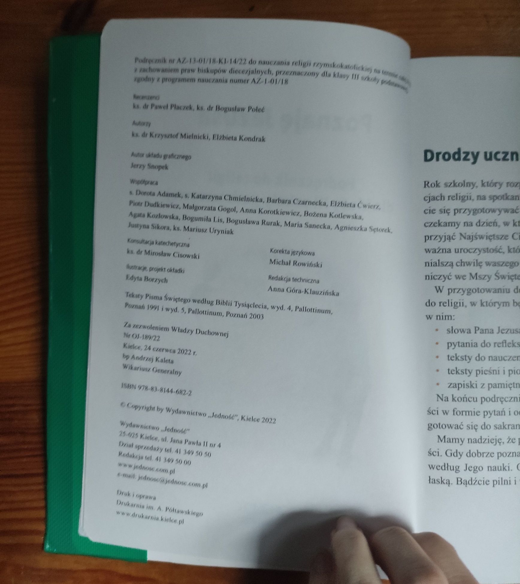 Książka do Religii klasa 3