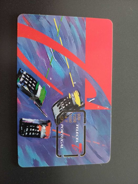 Cartão antigo da telecel