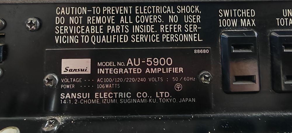Sansui au 5900 вінтаж в ідеальному стані