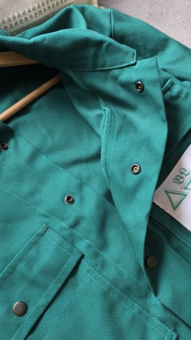 Kurtka nowa robocza męska drelichowa zielona 50 L bluza