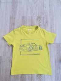 Koszulka Mayoral 98 samochód żółta