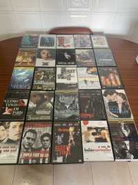 Vários DVDs de filmes e documentário