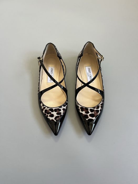 Балетки Jimmy Choo pony style leopard 37(23.5cm)