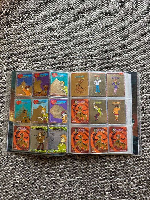 Scooby Doo коллекционные карточки Скуби Ду Скубі