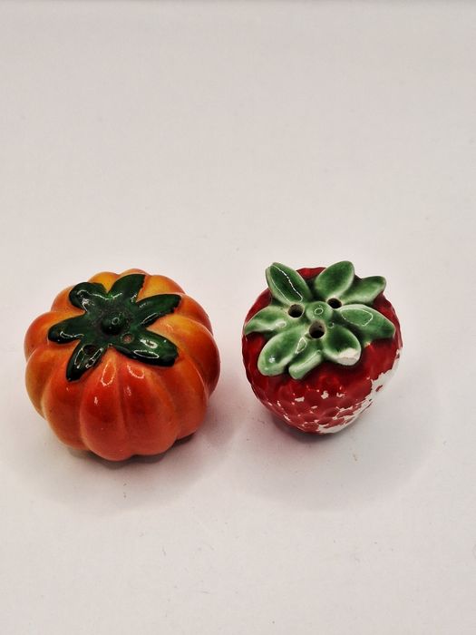 Zestaw solniczka I pieprzniczka Truskawka I Dynia