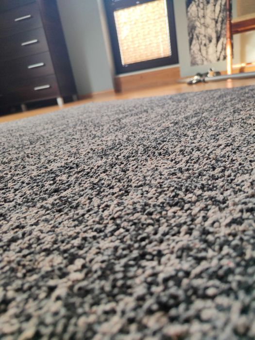 Gęsty, mięsisty dywan ciemny brąz z Komfort Rozmiar 120x175