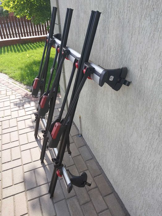 Bagażnik dachowy VW B7 + uchwyty rowerowe na 3 rowery