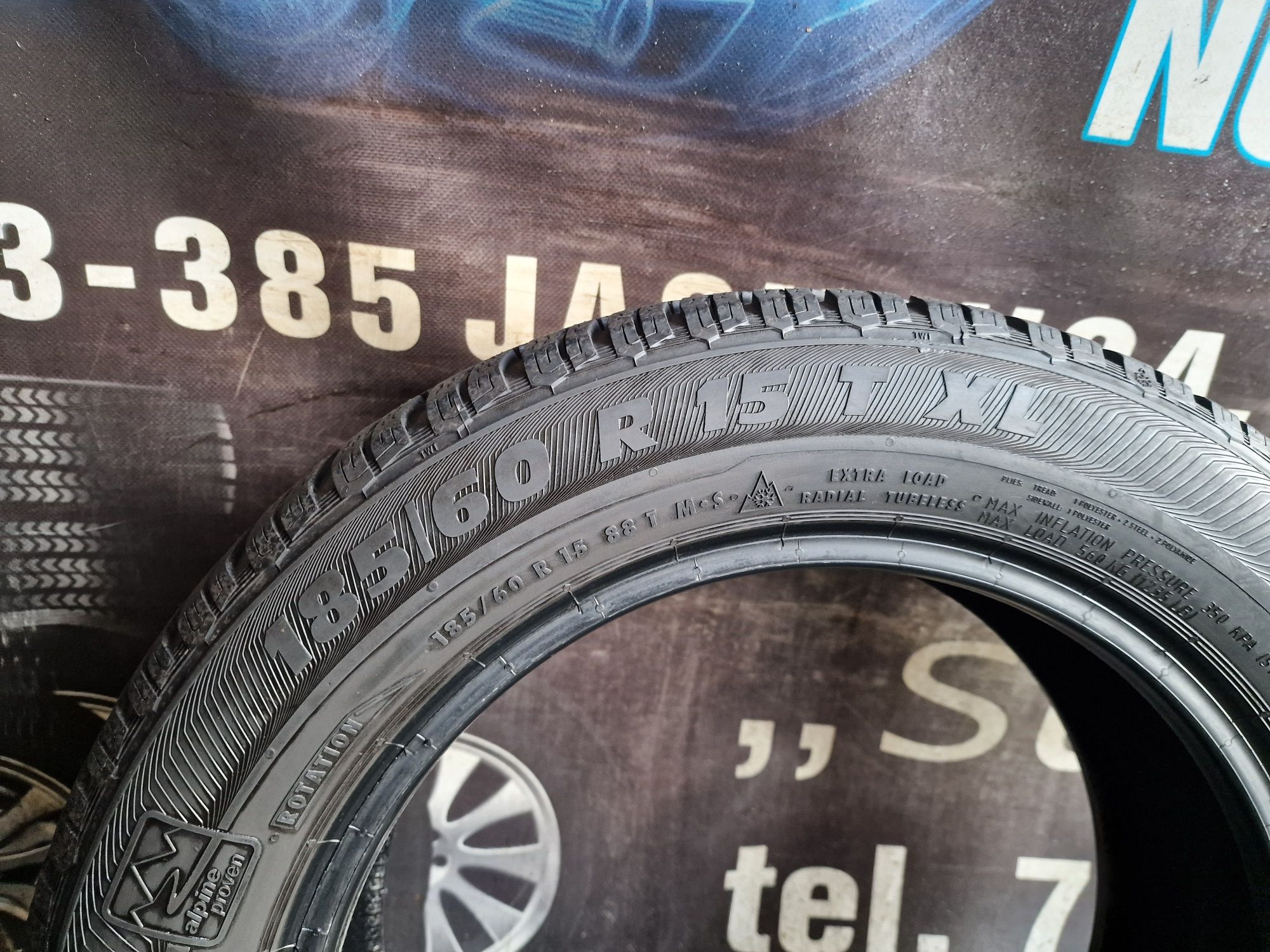 Opony zimowe 185/60/15 Semperit Para 7mm