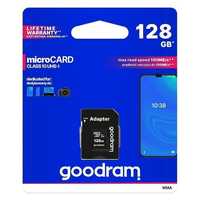 Karta Pamięci Goodram Microcard 128GB UHS-I Class 10 z Adapterem SD