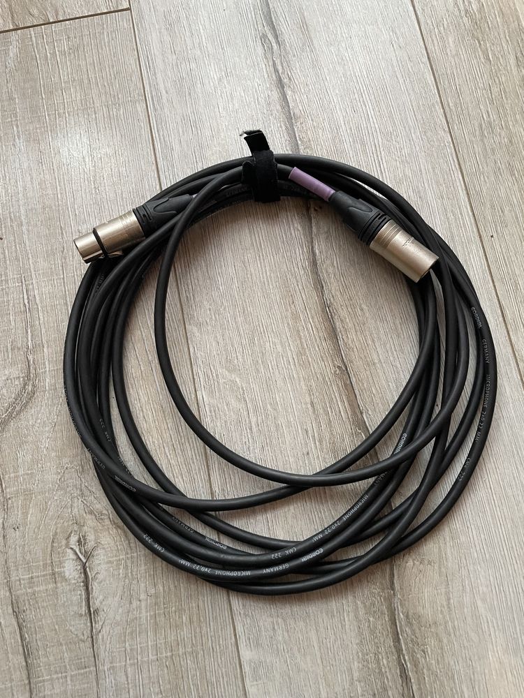 Kabel mikrofonowy Cordial 6m XLR Neutrik
