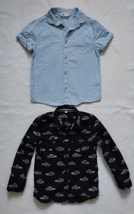 Рубашка котоновая джинсовая Zara Disney Mickey H&M