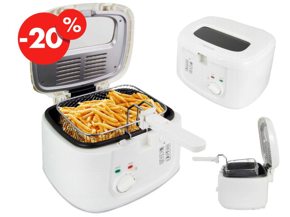 FRYTKOWNICA OLEJOWA Tradycyjna Frytownica Do Frytek 1800W 2,5L | -20%