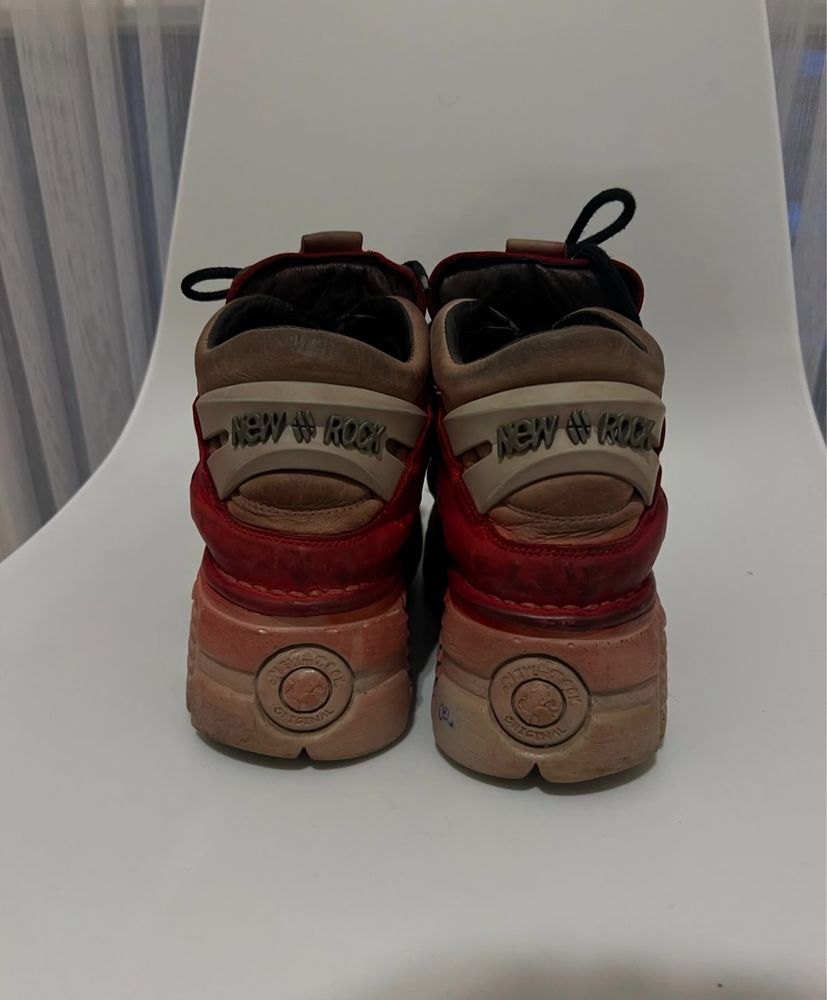 New rock red rare boot