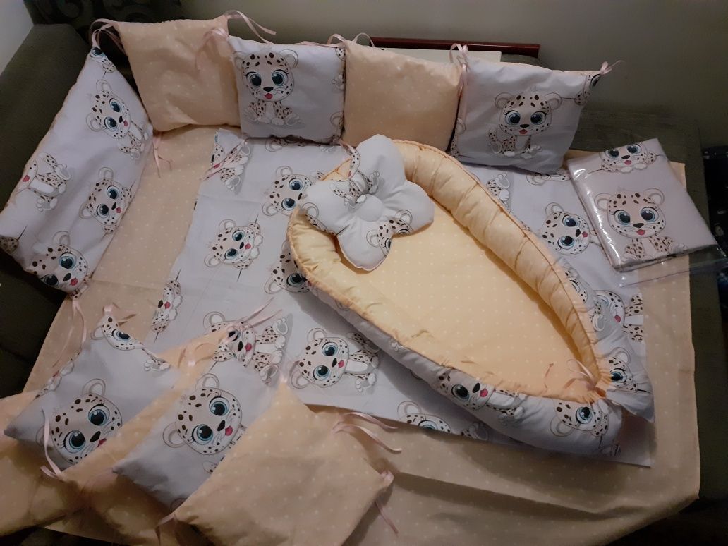 Набор детского постельного белья в кроватку 15 предметов