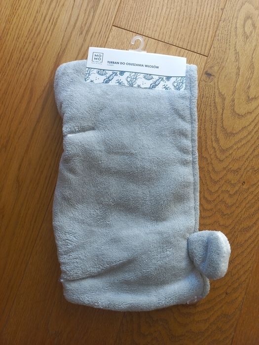Turban do osuszania włosów z uszami