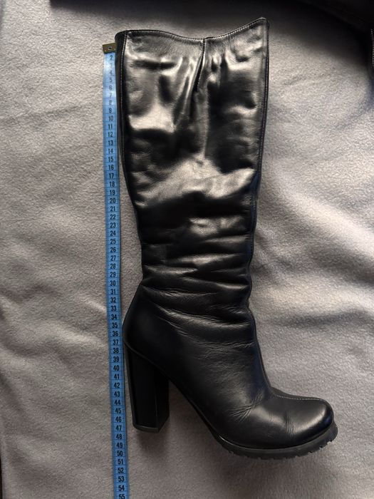 Кожаные зимние сапоги ,38р