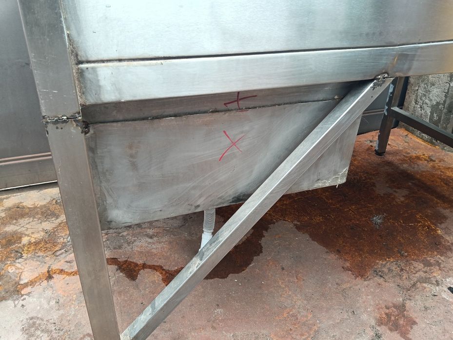 Banheira em inox para tosquias cães