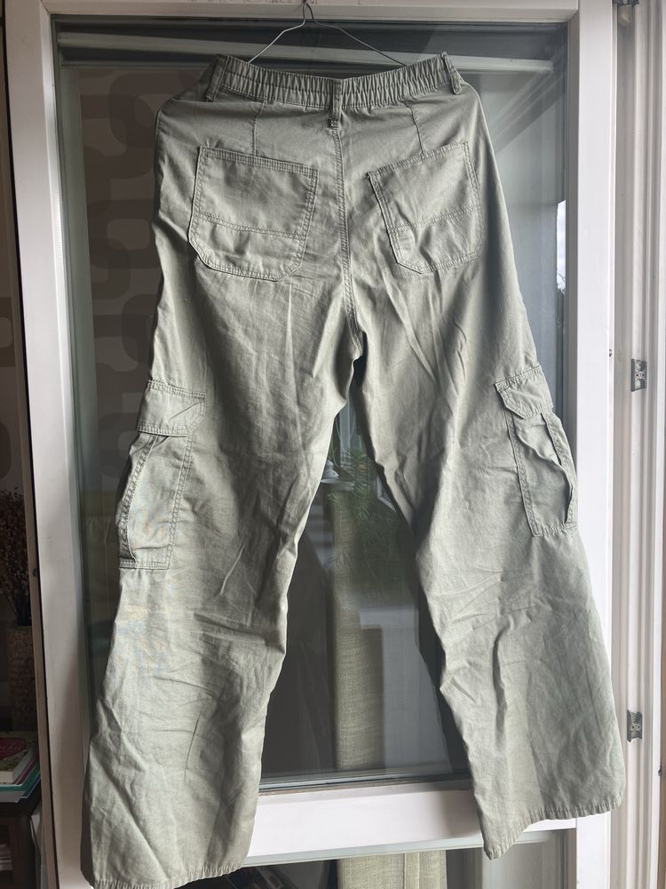 Komplet spodnie cargo dla dziewczynki H&M 164 cm