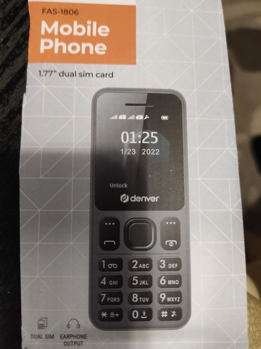 Продам новый телефон Denver производства Даниии