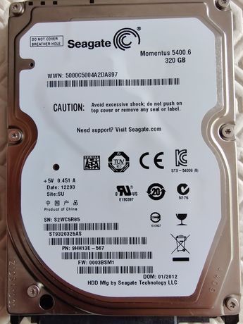 Disco rígido 320 GB Western digital e seagate