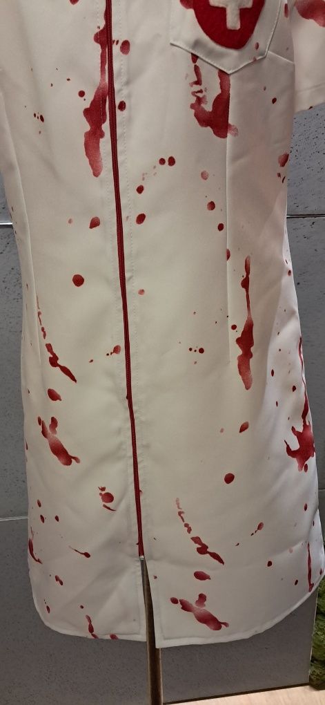 Strój przebranie kostium pielęgniarka zombie