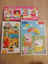 Puzzle 3+ Czu Czu i Świnka Peppa