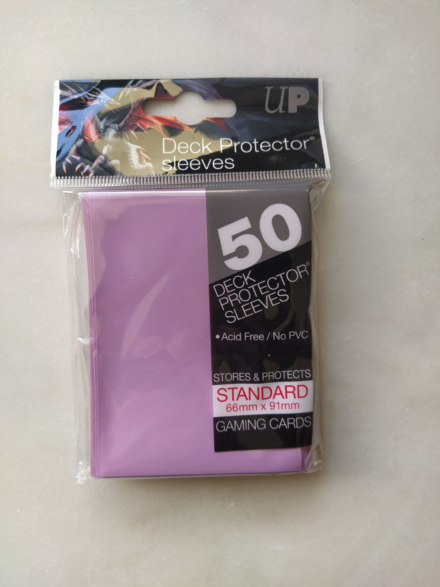 Protetores de cartas Standard 50 Ultra Pro Deck Sleeves (Pink)
