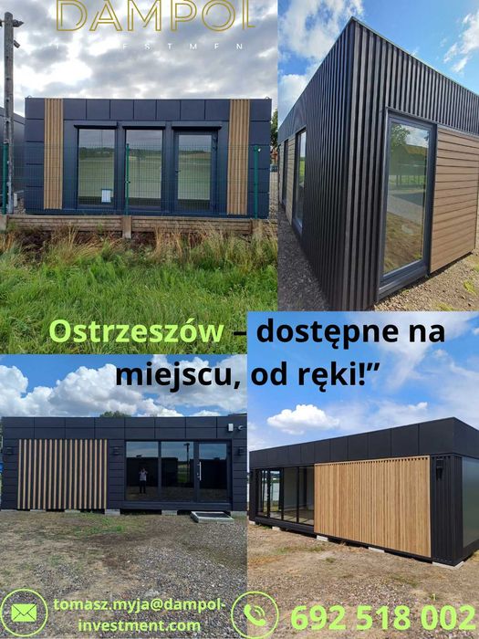 domek mobilny całoroczny - 30 m² / kontener /domek letniskowy