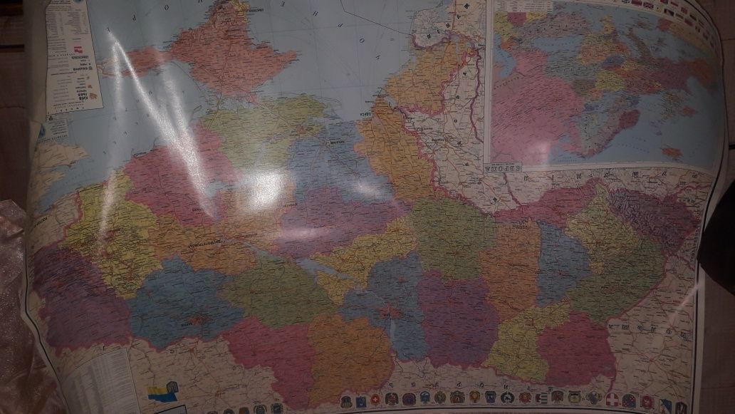 Карта , Украины. ...На стену.