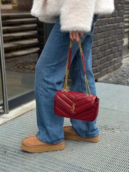 Жіноча Сумка Saint Laurent LouLou Small in Matelassé Lambskin