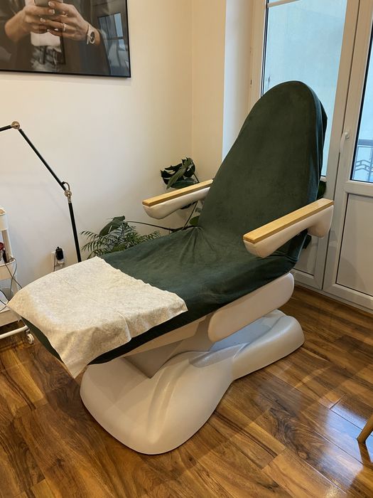 Elektryczny Fotel Kosmetyczny LUX BW-273B Biały
