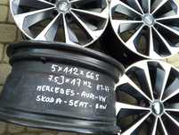 alufelgi czarno/srebrne 4 szt.17 cali VW,Audi ,Skoda,Mercedes,BMW