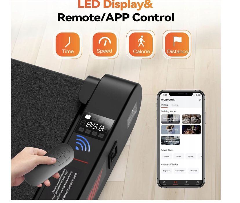 Sperax Walking Vibration Pad 3w1 bieżnia i platforma wibracyjna