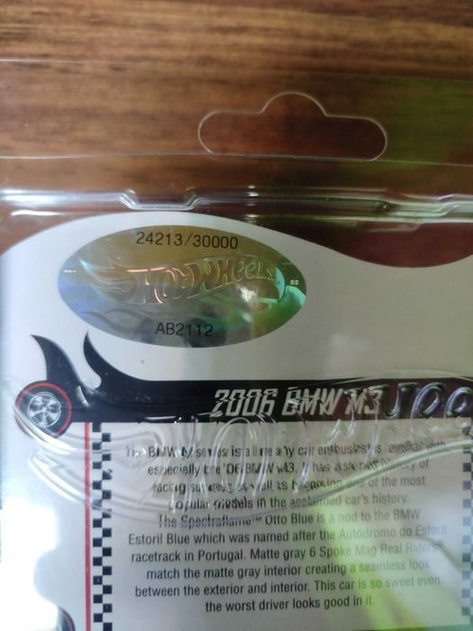 Hot Wheels RLC BMW E46 M3 BLUE