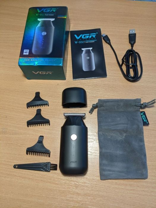Машинка для стрижки/тример з акумулятором VGR V-932