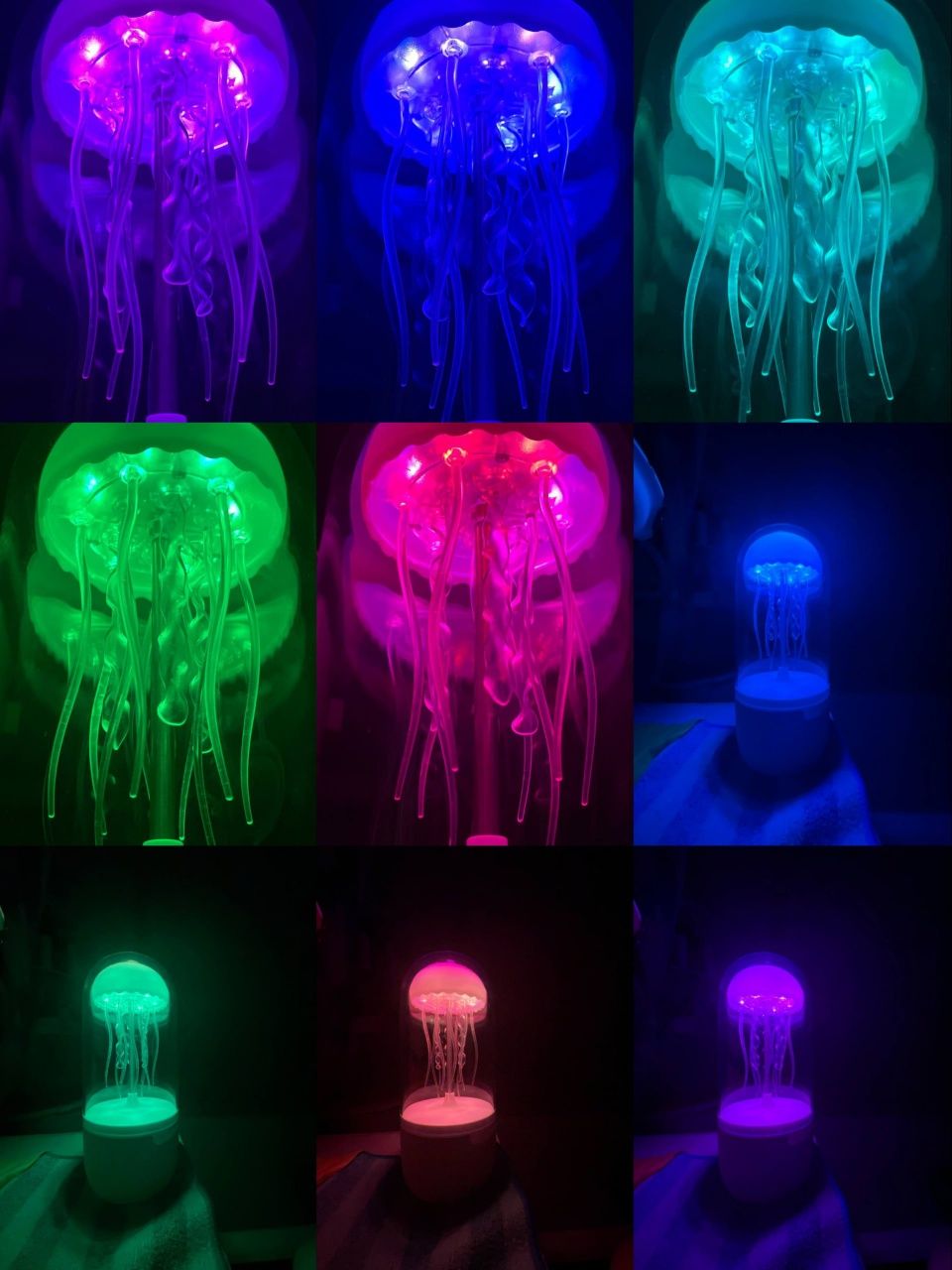 Світильник блютуз колонка Медуза RGB підсвітка 

Лампа з вбудованою B