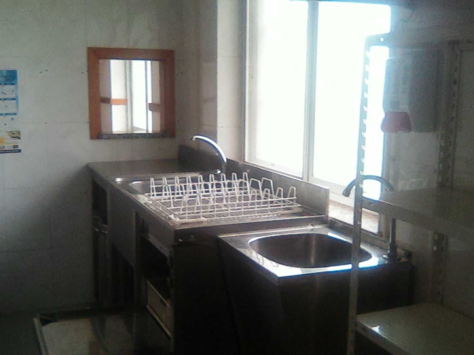 movel de inox com duas cubas para cozinha de restaurante