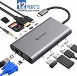 USB-C Hub Pro, HDMI 4K LAN 12 Ports Fitfort UCN 3265 (Док станція)